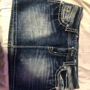 Miss me jean skirt